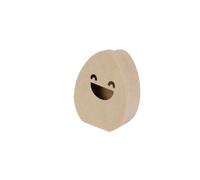 Boîte oeuf sourire S 4x10x12cm - Kraft
