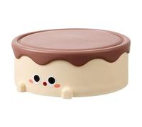 Boîte Organisatrice avec Miroir Organisateur De Maquillage Rond Style Cake