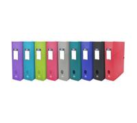 Boîte Oxford grande capacité Osmose 24x32 dos 80mm avec bouton pression couverture polypro coloris assortis