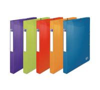 Boite Oxford school life 24x32 Dos25 polypro assorti