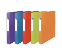 Boite Oxford school life 24x32 Dos40 polypro assorti