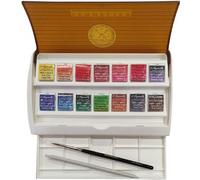 Boîte Peinture Aquarelle Extra-Fine Sennelier Pinceau Et Crayon Estompe