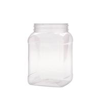 Boîte PET 1 500 ml 'Dana', carrée, plastique, ouverture : 100/400