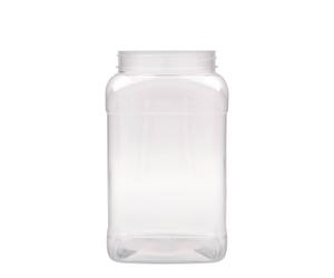 Boîte PET 3 000 ml 'Dana', carrée, plastique, ouverture : 110/400