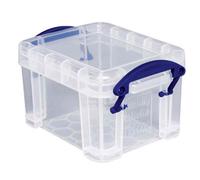 Boîte plastique 0,14 L - Really Useful Box - Transparent - Boite de rangement en plastique