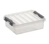 helit sunware H6162302 - Boîte de rangement "the q-line", 1 litre, avec couvercle, transparent, 1 pièce