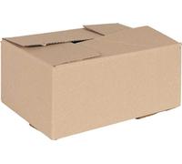 Boîte Pliable 50 pcs Naturel 30 x 21,5 x 14 cm Carton