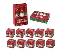 Boîte Pop Open 10 Pièces Enveloppes de Noël Porte-Billets Pliantes | coffret à billets rebondissant pour Noël, anniversaire, remise de diplôme, crémaillère, Saint-Valentin,