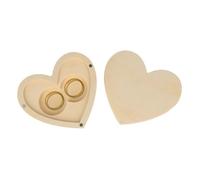 Boîte porte-alliances - Artemio - Coeur - 10 x 9 cm - Romantique - Intérieur
