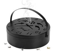 Boîte Porte-Bobine D’encens | Récipient Réutilisable De Collecteur De Cendr