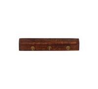 Boite Porte encens en bois motif arbre de vie