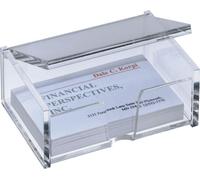 Boîte pour cartes de visite Acrylique transparent Paquet de 20 pièces