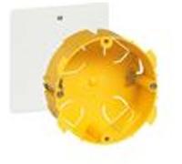 Boîte pour dérivation BATIBOX cloisons sèches D85mm couvercle 100 x 100mm - LEGRAND - 089371 Noir G