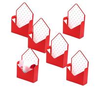 Boîte pour la Saint-Valentin 6 Pièces Organisateur Grande Capacité | Coffret Cadeau Saint-Valentin Pour Fêtes Mariage Cadeaux Fleurs Bouquets Aliments