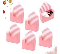 Boîte pour la Saint-Valentin Coffret 6 Pièces Romantique Grande Capacité | Boîte à Fleurs Pliable Décoration Saint-Valentin Pour mariage anniversaire célébrations bouquet carte chocolat collation