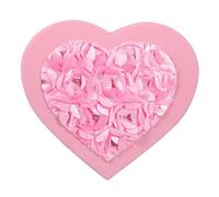 Boîte Présent de Cœur Rose en Papier pour Saint-valentin | Format 9, 04x8, 25x3, 54 Po, Usage pour Offrir, Coffret Polyvalent pour Rangement de Présents