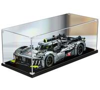 Boîte Présentation Acrylique Compatible avec Modèle Blocs Construction Voiture Sport Lego 42156 Peugeot 9X8, Boîte Rangement Transparente pour Modèle Boîte Poussière B,3mm