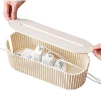 Boite Rangement Cable, Boite Cache Cable, Cache Fil Electrique, Boite Rangement Prise Electrique Pour Couvrir Et Cacher Pour Le Bureau, La Maison Et La Cuisine