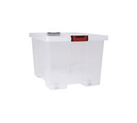 Boîte Rangement Clipstock 75l Grande Capacité, Fermeture Clipsée Sécurisée - Eda
