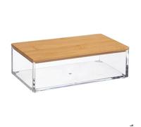 Boîte rectangulaire angulaire ""Selena"" bambou petit modèle - 5 five simply smart