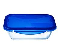Boîte rectangulaire avec couvercle - PYREX - 1451028 - 30 x 23 cm - 3,30 L - Cook & Go - Base en verre borosilicate