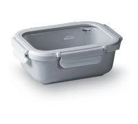 LACOR - 64631 - Récipient Ceram Grey, Céramique, 650 ml, Passe au micro-ondes, Va au four, 100% hermétique, Sans plomb, sans cadmium et sans nickel, Système ClipLock