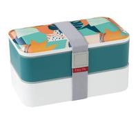 Boîte repas 2 compartiments Vert - Lunch Box