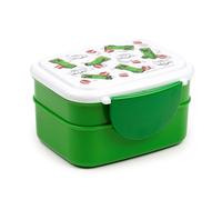 Puckator Boîte-repas bento compartimentée Minecraft Creeper & TNT avec couverts