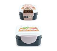 Boite Repas Bento Compartimentée avec Couverts - Pusheen le Chat Sushi Club