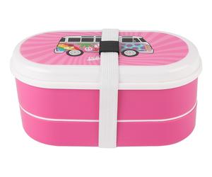 Boite repas compartimentée VW Combi Split - rose
