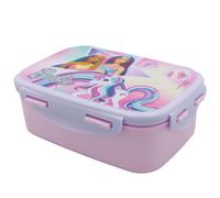 Boîte Repas Fille À Charnière Barbie Licorne ? Poignée De Transport Violet Figue TU