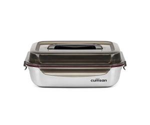 - Boite repas hermétique en inox compatible au micro-ondes - 1900ml