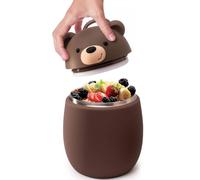 Boîte repas isotherme Bestie Foodie Ours Brun (600 ml)