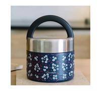 Boîte repas isotherme double paroi en Inox Qwetch 850 ml Hanami Bleu