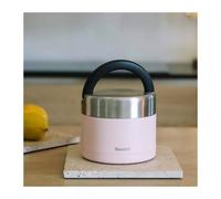 Boîte repas isotherme double paroi en Inox Qwetch 850 ml Rose pastel
