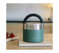 Boîte repas isotherme double paroi en Inox Qwetch 850 ml Vert Granite kaki