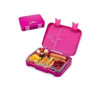 Boîte repas - Junior Schmatzfatz - Boîte à goûter - 6 compartiments - 21,3x15x4,5cm - Sans BPA - Rose