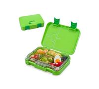 Boîte repas - Junior Schmatzfatz - Boîte à goûter - 6 compartiments - 21,3x15x4,5cm - Sans BPA - Vert
