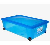 Boîte Rollbox Avec Roues 59x39x18,5 Bleu' Co Vert Stefanplast