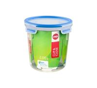 Emsa Boîte alimentaire ronde Clip and Close 2.0, 2,0 L, acrylique, cranberry, 1 unité
