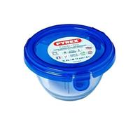 Pyrex Boîte ronde Cook & Go en verre 0,2 L Ø 11 cm – Cuisinez au four – avec couvercle