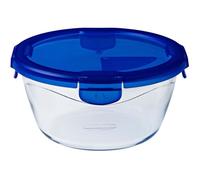 Boîte ronde avec couvercle - PYREX - 1451034 - 20 cm - 1,6 L - Cook & Go - Base en verre borosilicate