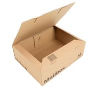 Boîte S Carton Emballage Colis | Lot de 15 Boîtes Postales | 250 x 175 x 80 mm mm mm | Carton Renforcé | Transport Produits Sensibles Téléphonie - Informatique | Fermeture Patte de Verrouillage (S)