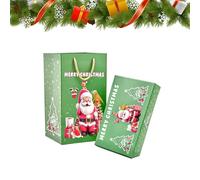 Boîte Sauteuse de Noël - 19,7 x 9,6 x 5,6 cm - Accessoires de Noël - Boîte sauteuse avec enveloppe rouge | Pour enfants, adolescents, décorateurs de maison, planificateurs de fête, fêtes de bureau