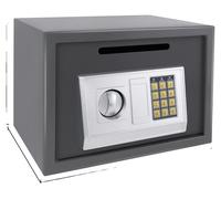 Boîte sécurisée, clavier numérique e secours, boîte sécurisée -16 L-Gris
