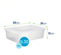 Stefanplast Boîte Scatola Visualbox multiuso 59 x 39 x 17