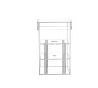 Boîte Transparente à Fleurs en Acrylique, Décoration Maison Élégante | Vitrine Acrylique Transparente, Usage Intérieur pour Fleurs Préservées, Style Mode, Idée Présent