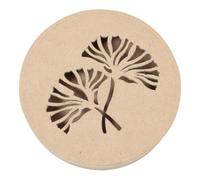 Boîte végétale ronde 15x15x3cm - Kraft