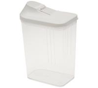 keeeper Boîte verseuse Paola 1,5 l plastique - Couvercle de dosage réglable - Blanc