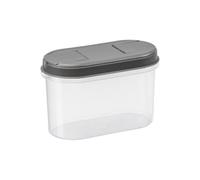 Boite verseuse pour farine sucre lait en poudre 1,1 litre - Gris